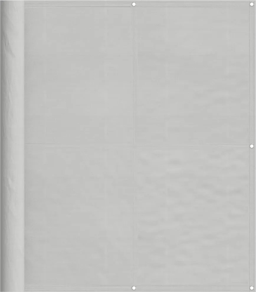 vidaXL Paravan de balcon gri deschis 120x500 cm 100% poliester oxford