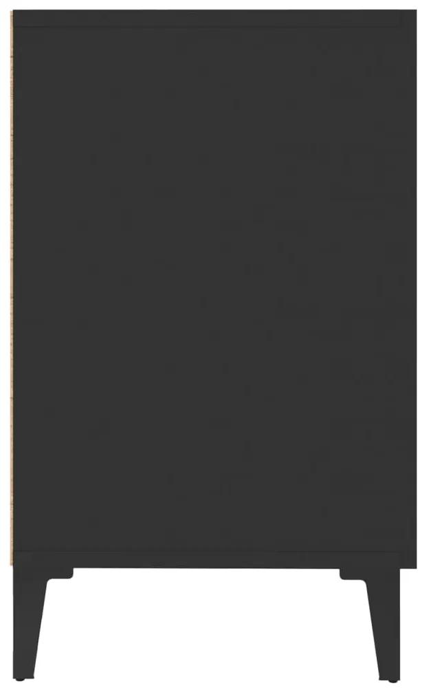 Servanta, negru, 100x36x60 cm, lemn prelucrat 1, Negru