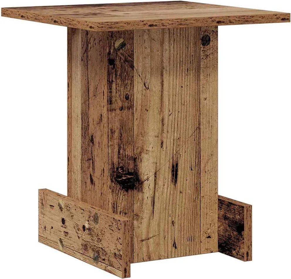 vidaXL Masă laterală Lemn vechi 35,5 x 35 x 40 cm Lemn compozit