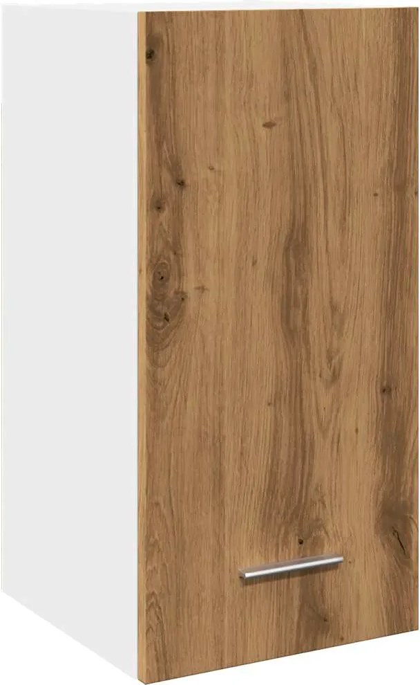 vidaXL Dulap suspendat “Lyon”, stejar artizanal, 30x31x60 cm