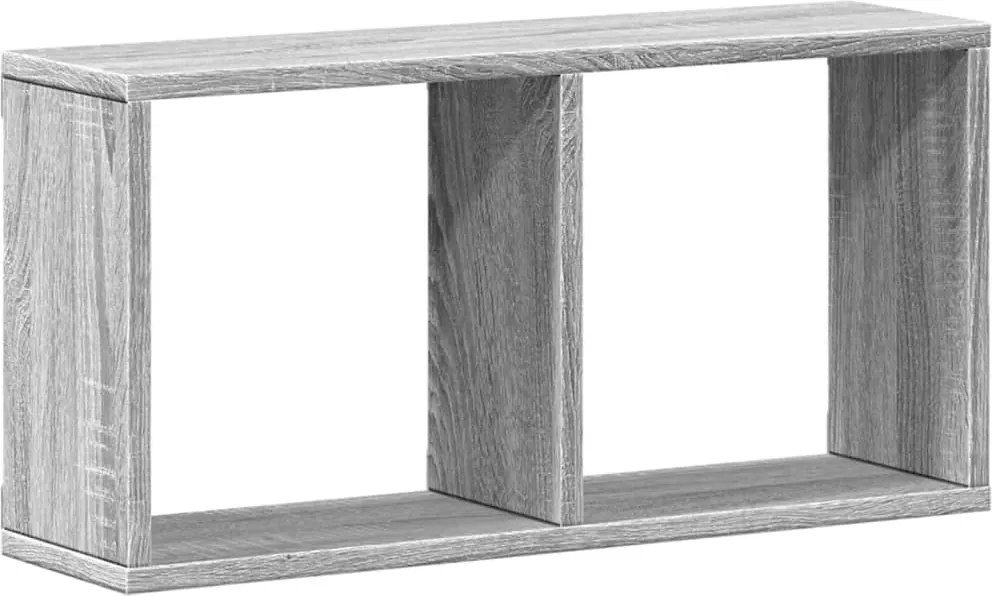 vidaXL Dulap de perete, gri sonoma, 60x16x30 cm, lemn prelucrat