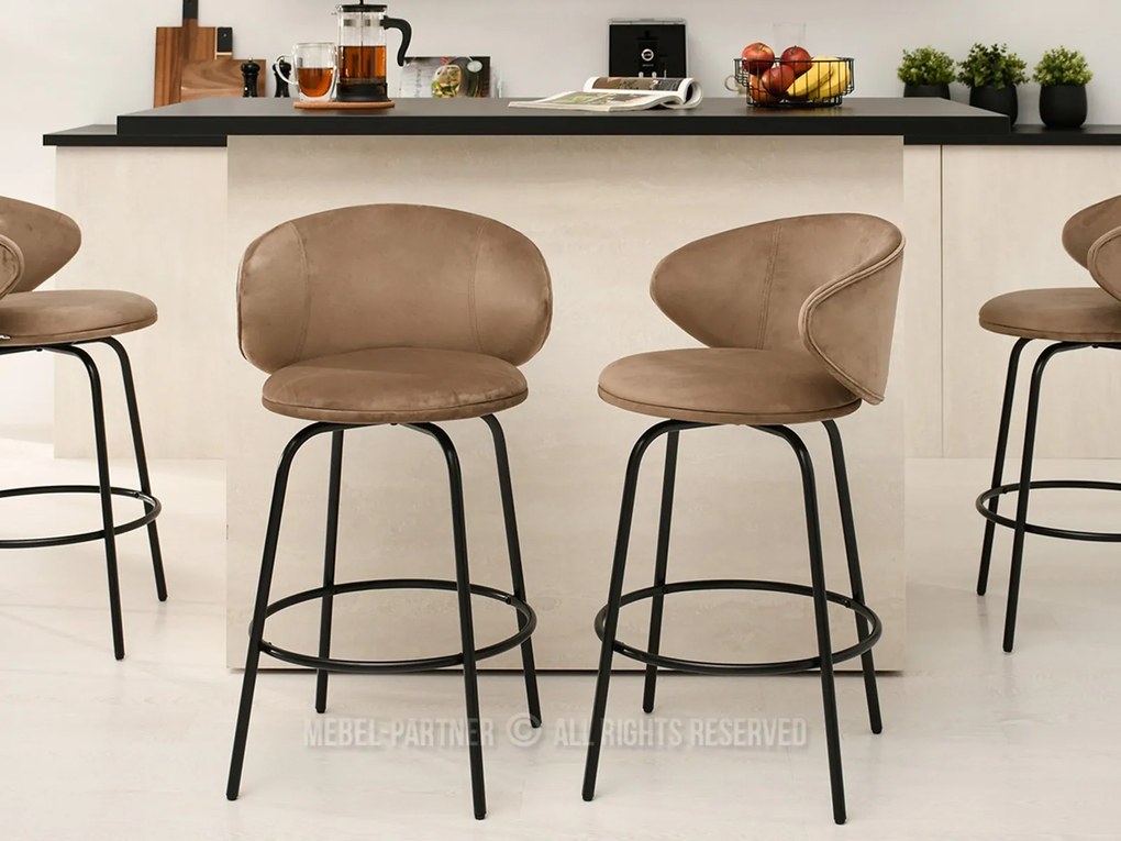 Scaun Jared (bej + auriu). Promo -17%. 1110703