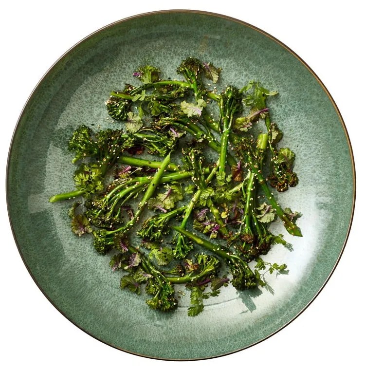 Bol verde/negru din gresie ø 40 cm Gastro Black/Green – Bitz