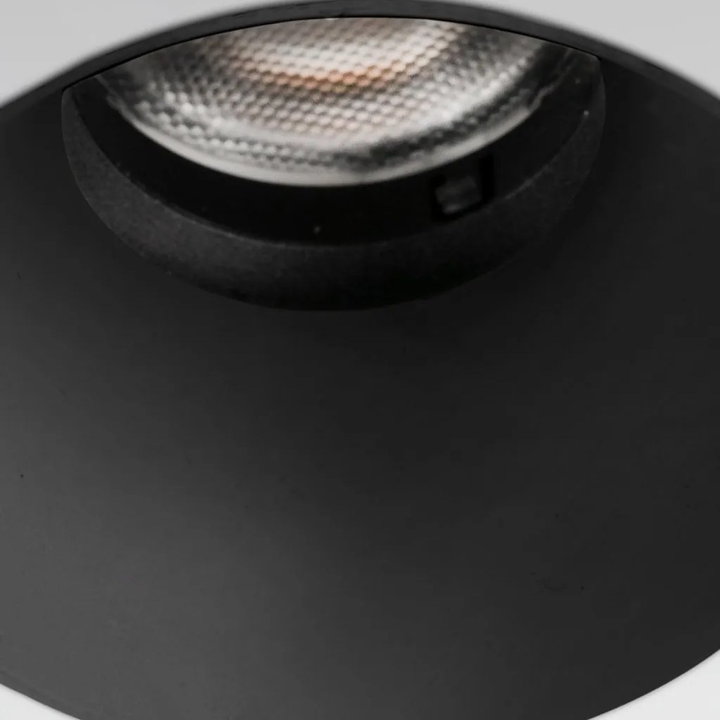Spot LED incastrabil tavan orientabil trimless LOX 2700K negru