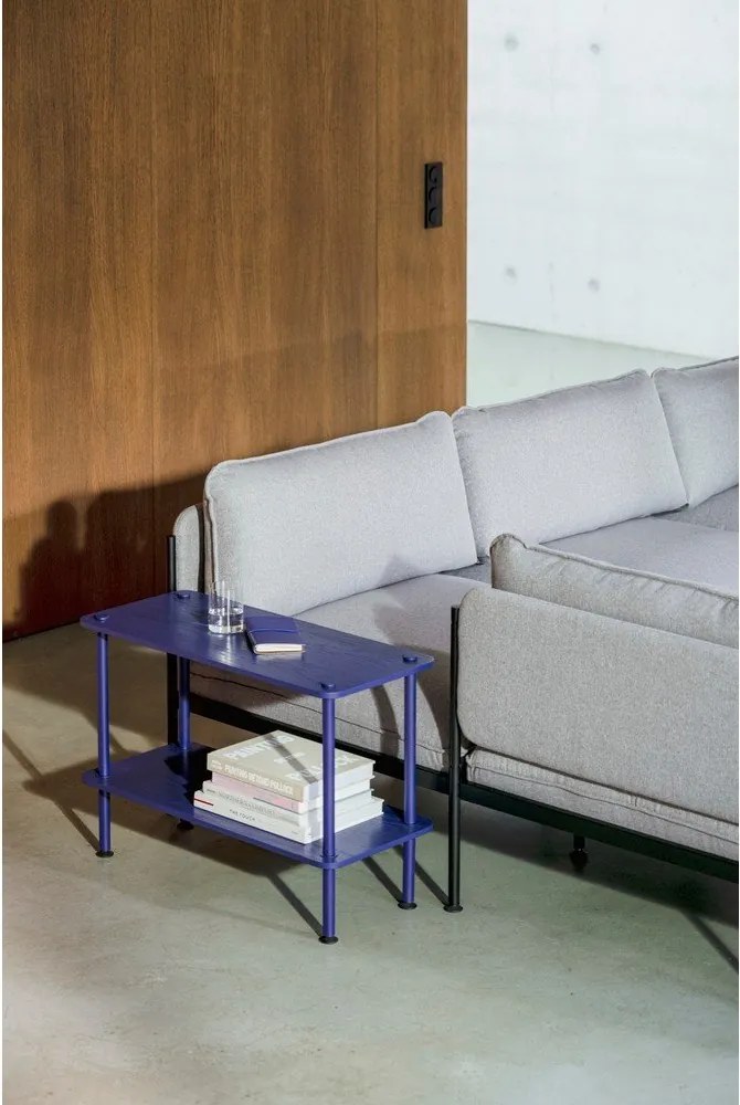 Etajeră în culoare naturală cu aspect de lemn de stejar 80x54,5x35 cm Teidi – noo.ma