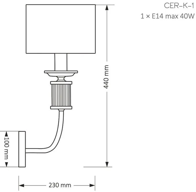 Aplica eleganta design modern Cero