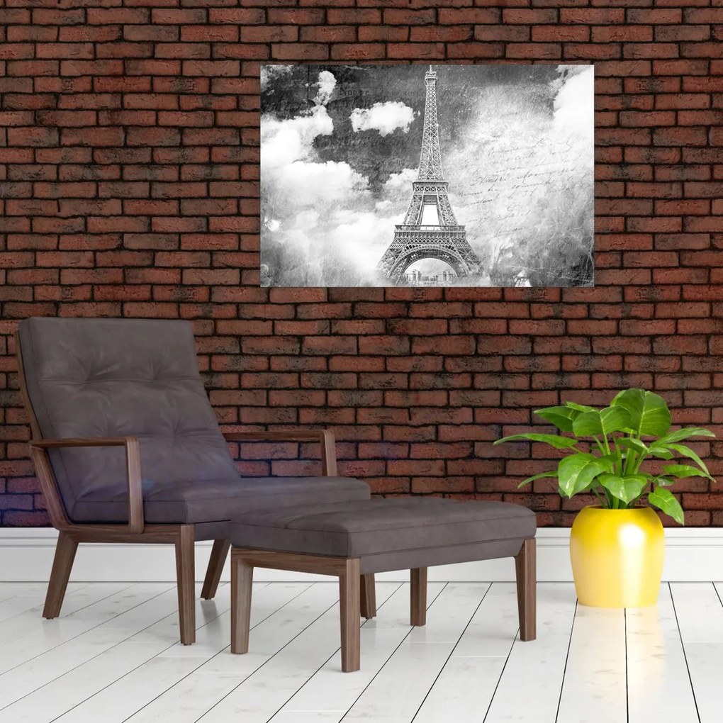 Tablou - Carte poștală de epocă a orașului N⁰3 (90x60 cm)