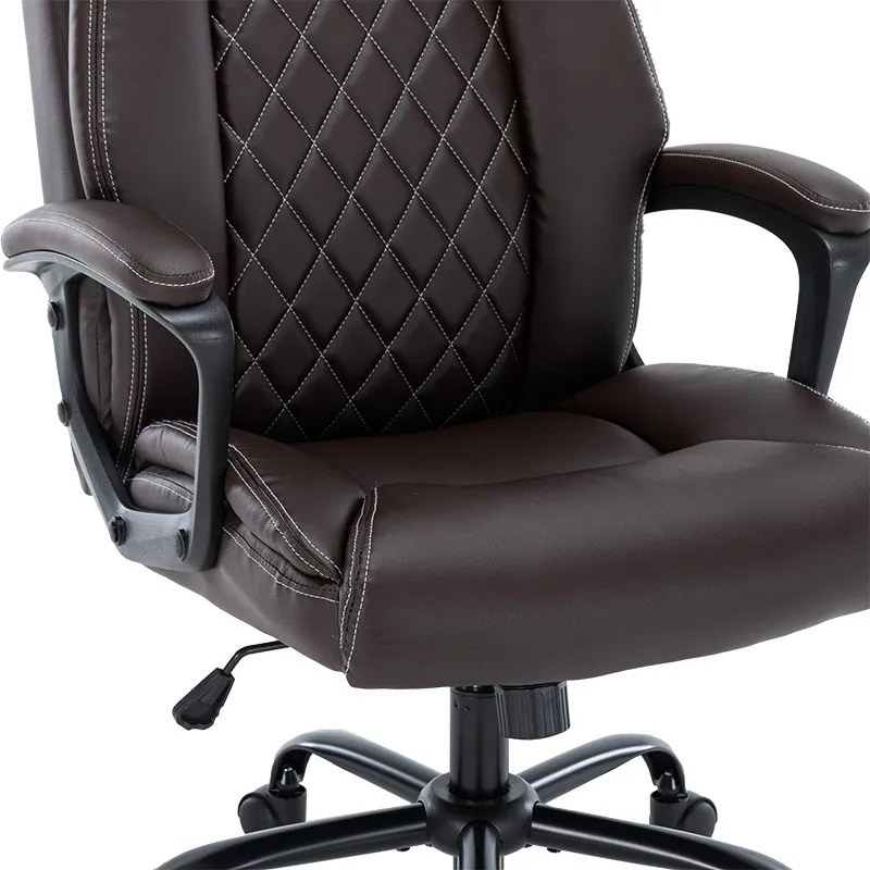 Scaun de birou manager Victory piele ecologica maro