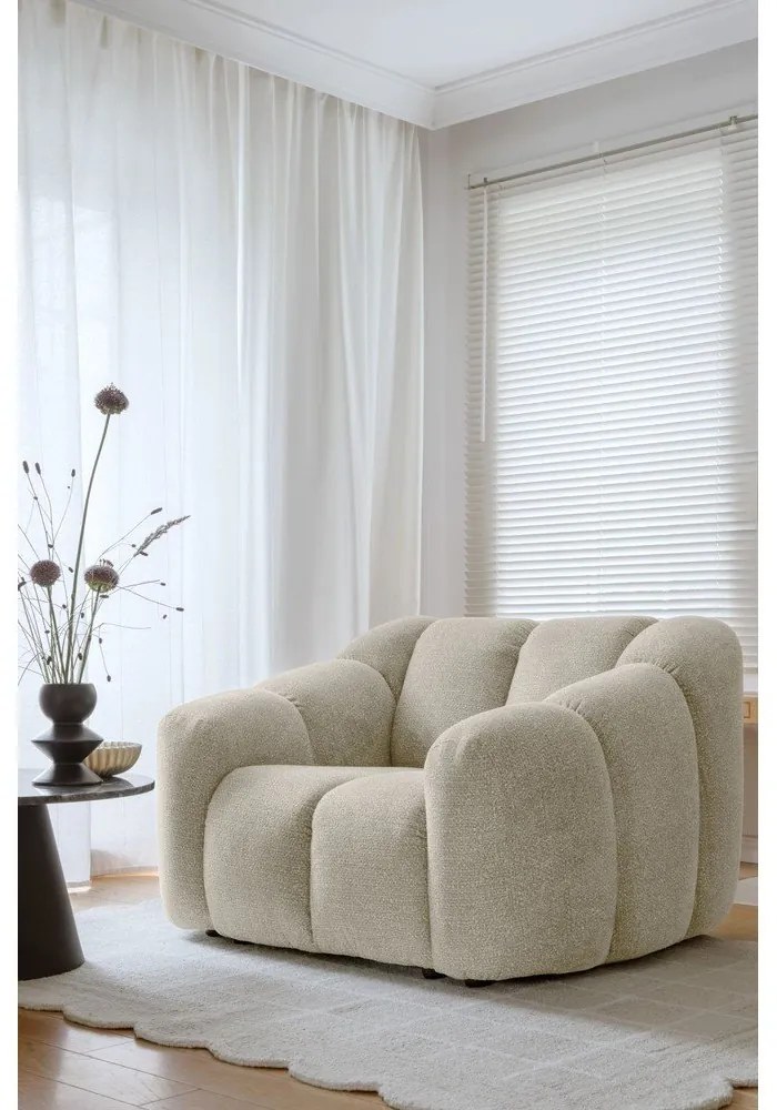 Fotoliu bej Shell – Miuform