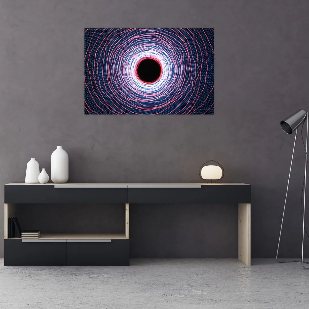 Tablou cercul abstact (90x60 cm)