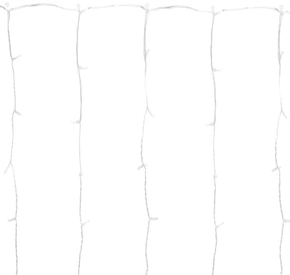 Aigostar - Ghirlandă luminoasă LED pentru exterior, 300 LED/6W/230V, 8 moduri, 3 x 1 m, IP44, alb rece, cu telecomandă