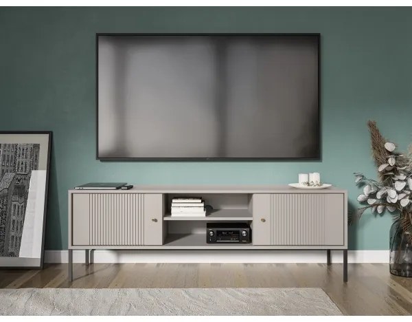 Comodă TV LUE, bej/negru