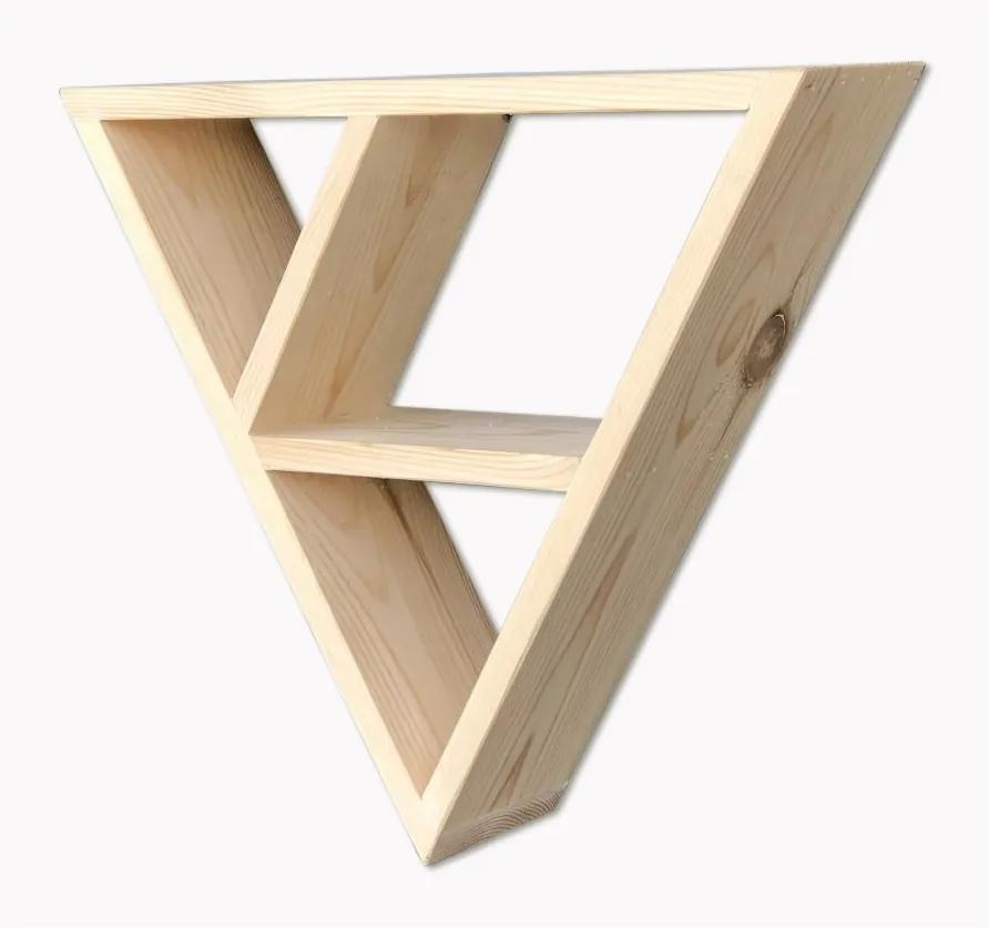 Raft suspendat din lemn Simple Triangle