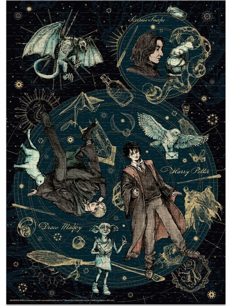 Dodo Puzzle Harry Potter: Snape, Harry și Draco,50 0 piese