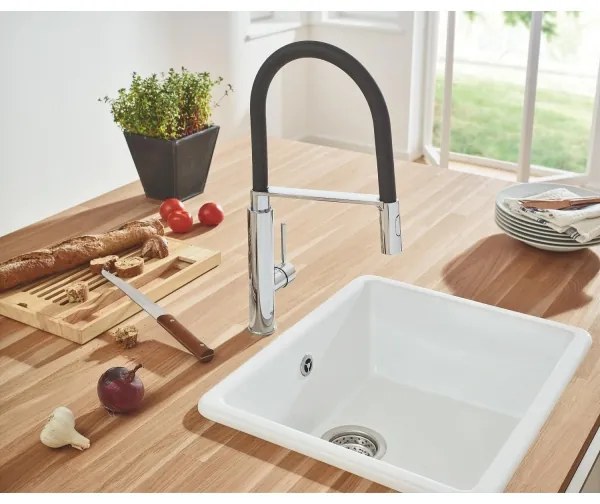 GROHE 31491000 - Baterie pentru chiuvetă CONCETTO cu duș profesional, crom lucios