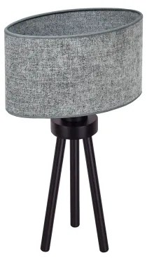 Lampă de masă Duolla OVAL 1xE27/15W/230V d. 30 cm gri