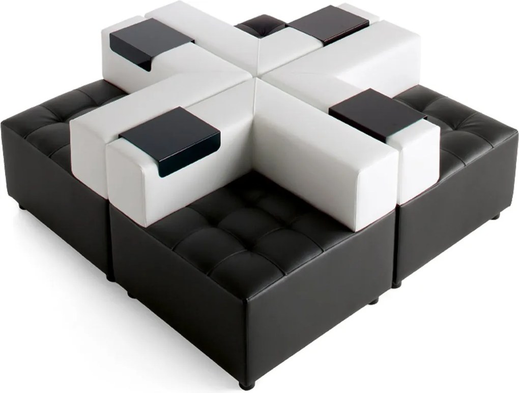 Fotoliu lemn masiv Kuadra – Design modular confort solid