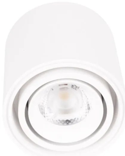 Spot LED aplicat Fix D-7cm alb