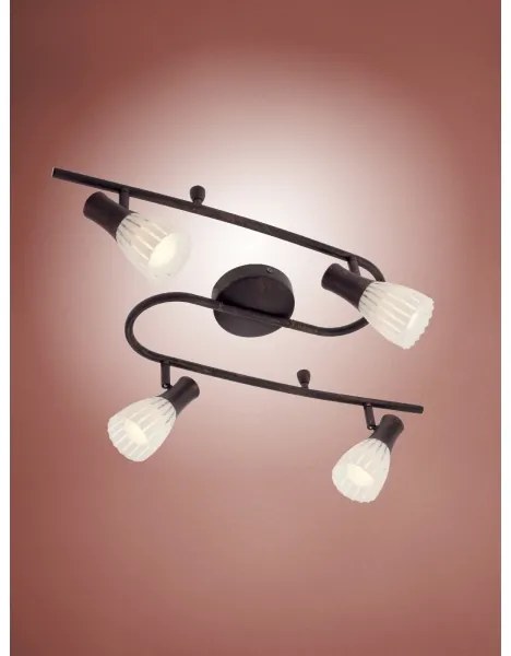 Spot Redo 04-320 DIONE 4xE14/28W/230V negru