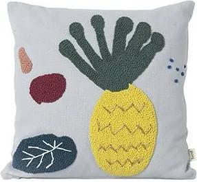 Perna Pineapple Cushion - Bumbac Multicolor L(40 cm) W(40 cm)