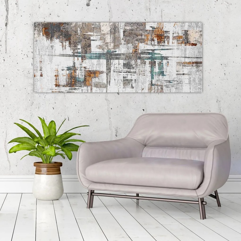 Tablou - Mișcări abstracte (120x50 cm)