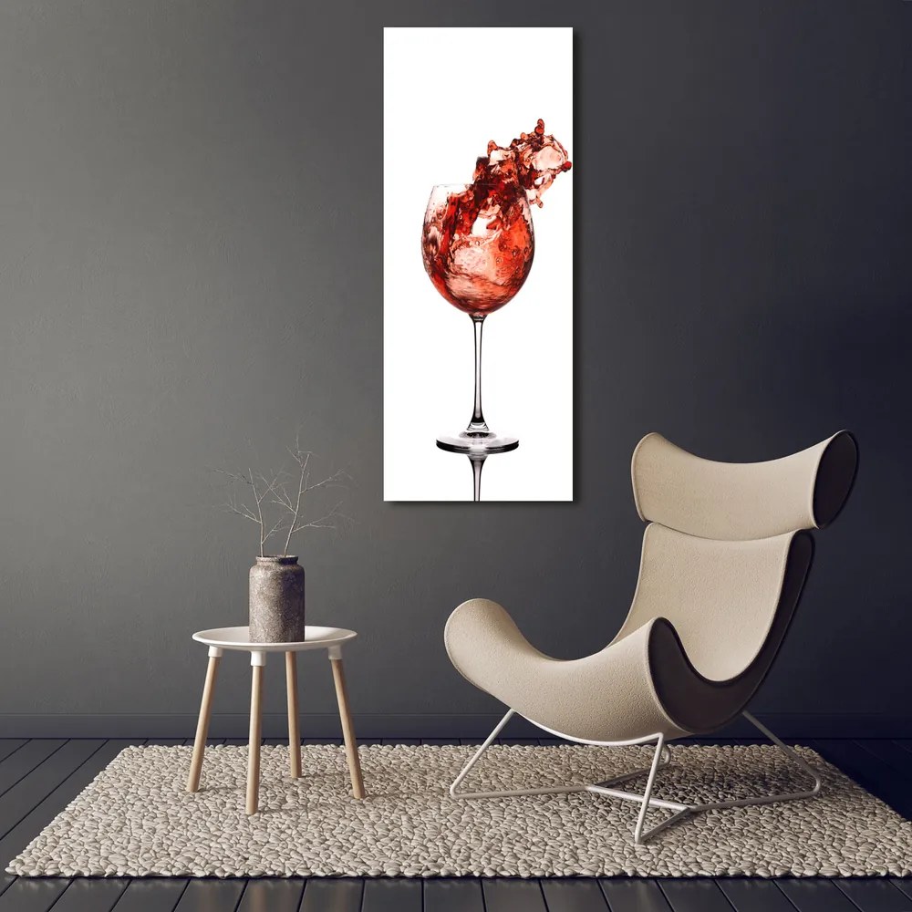 Tablouri tipărite pe pânză Un pahar de vin