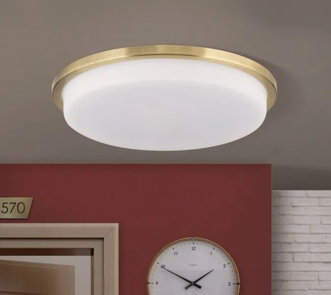 Plafoniera LED moderna LEROX 40cm alama antique