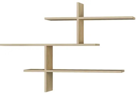 Etajeră de perete LEO 80,5x123 cm stejar