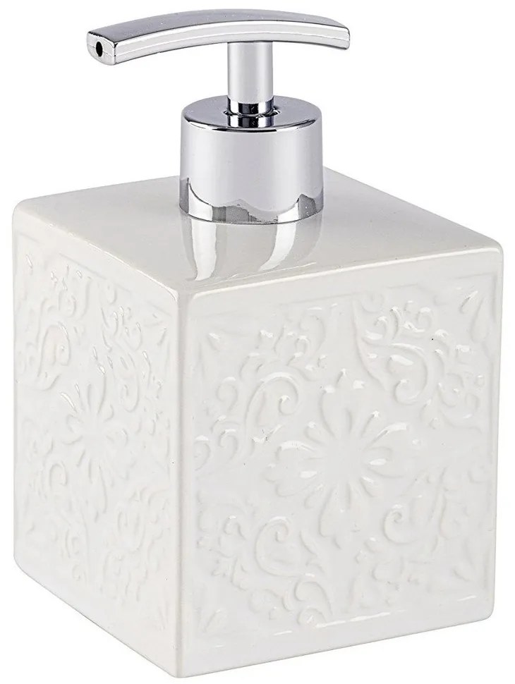 Dispenser de săpun CORDOBA - 500 ml, WENKO, alb