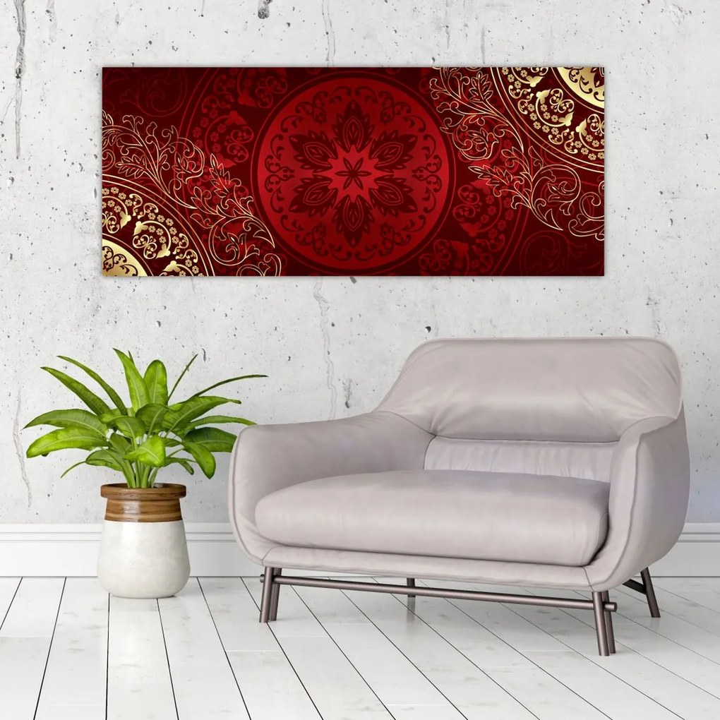 Tablou - Mandale aurii (120x50 cm)