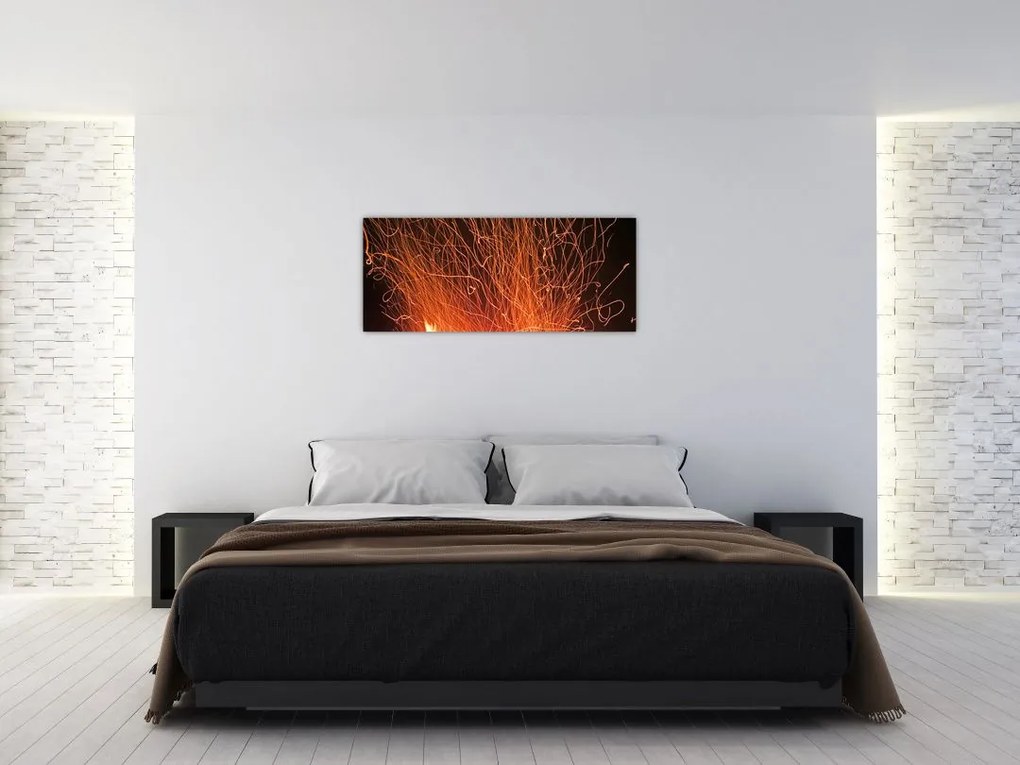 Tablou cu focul (120x50 cm)