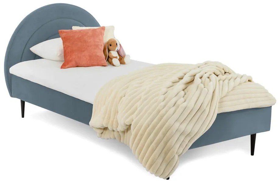 Pat pentru copii albastru 120x200 cm Rainbow – Scandic