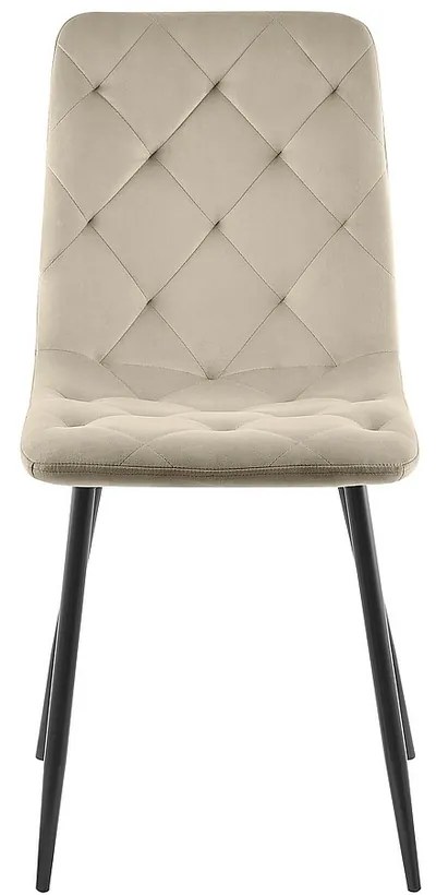 Scaun de bucaterie Jerry Velvet, bej