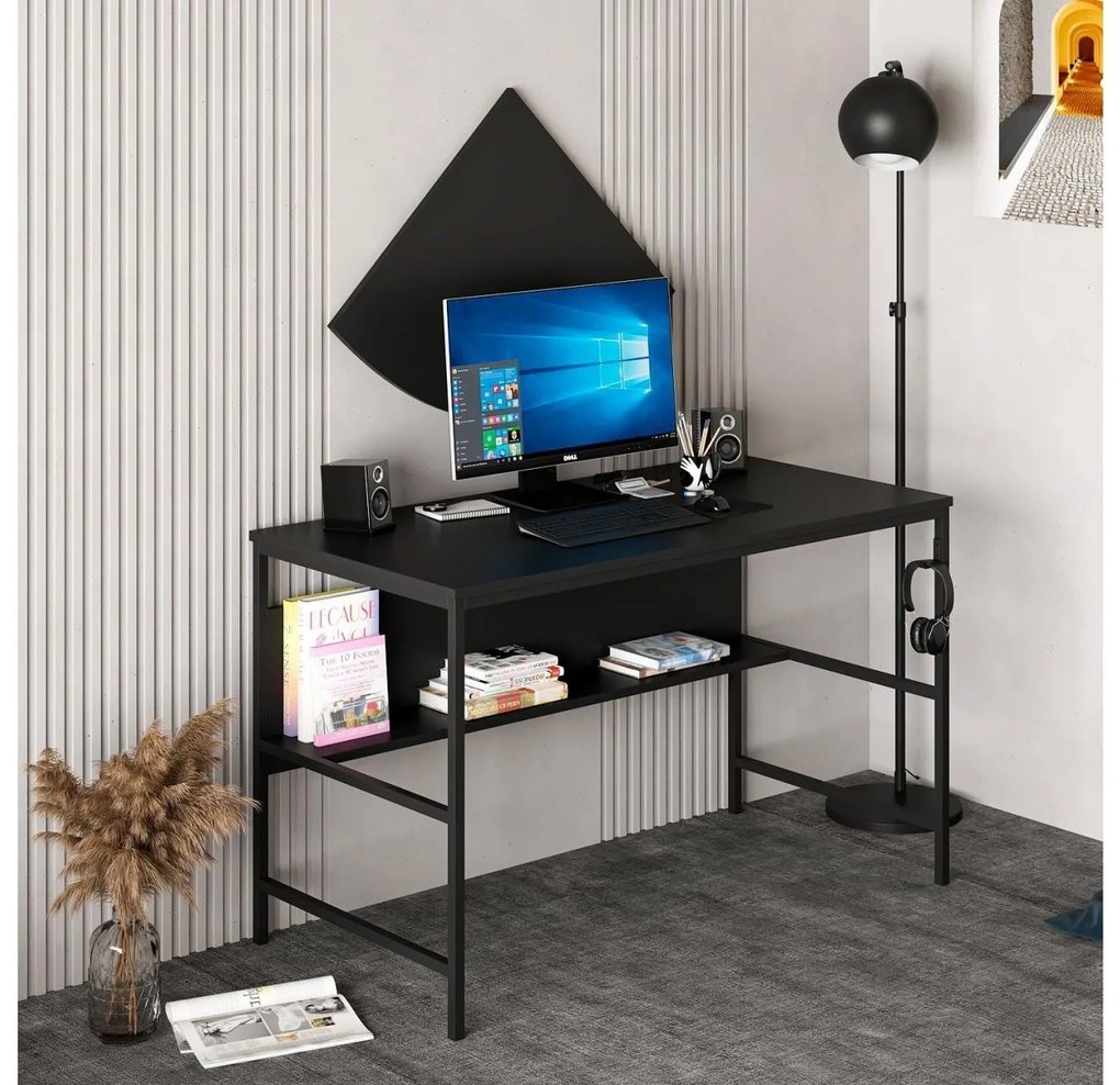 Masă PC Grana Matt (Negru). 1088792
