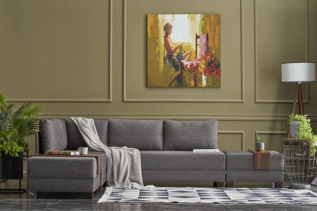 Coltar Extensibil Liones Stanga, 210 x 80 x 280 cm