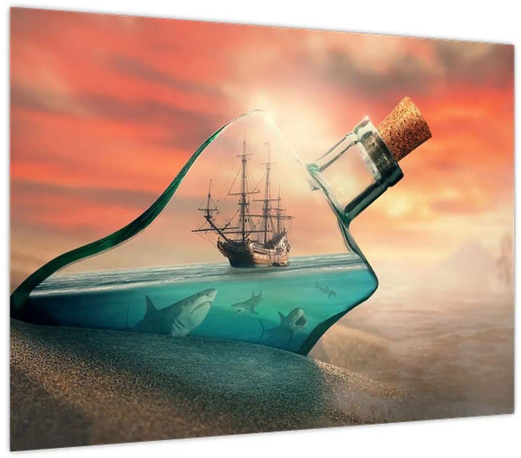 Tablou - Viața in sticla (70x50 cm)