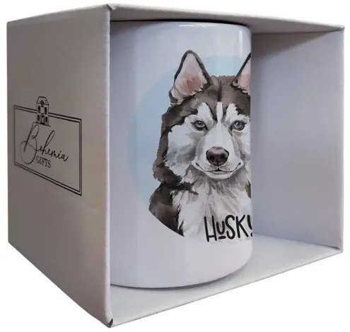 Bohemia Gifts Cană ceramică - Husky, 350 ml