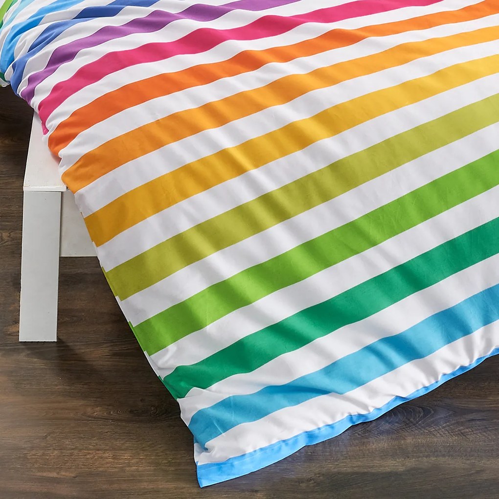 Lenjerie de pat din bumbac 4Home Rainbow, 140 x200 cm, 70 x 90 cm