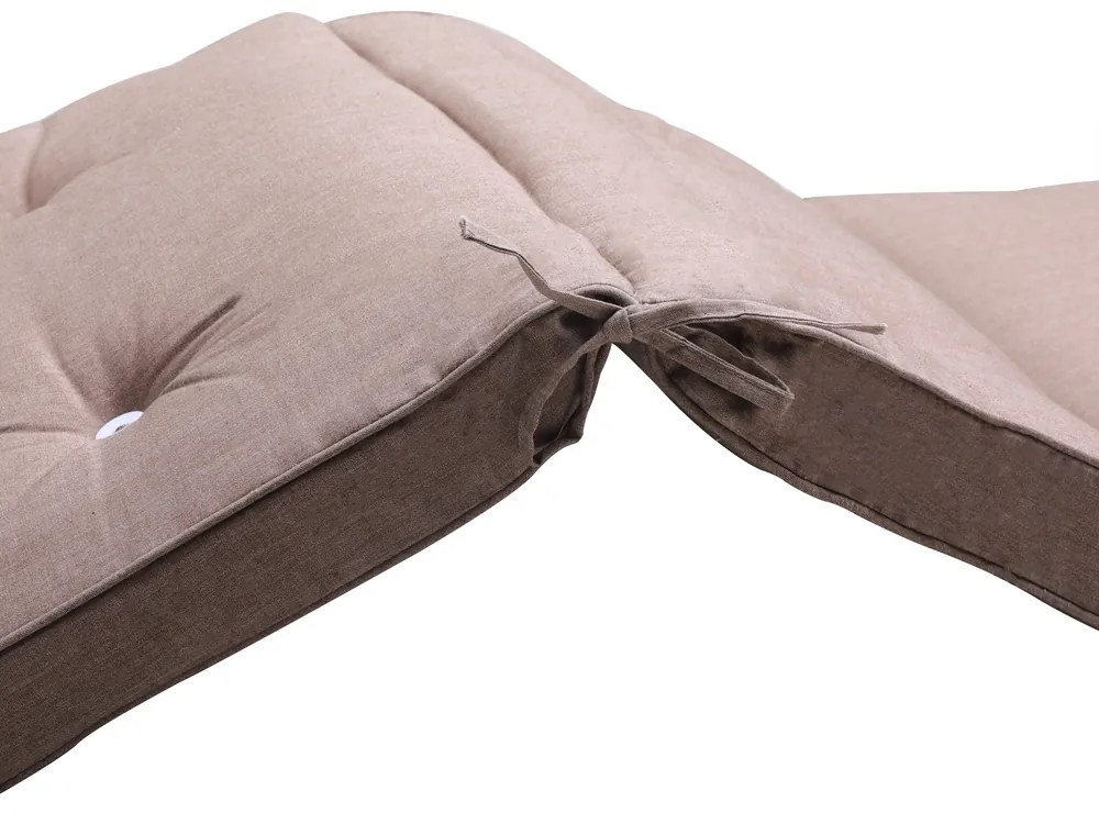 Saltea pentru șezlong TAMI SUN, 194x55x5cm, bej melanj Jurhan