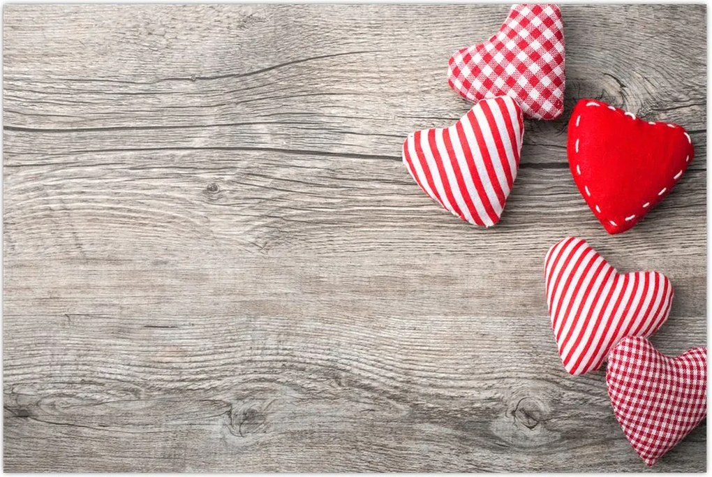 Tablou - Inimioare (90x60 cm)