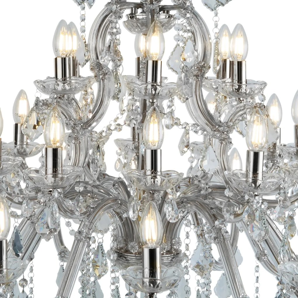 Candelabru XXL casa scarii design clasic Marie Theresea 30L 3314-30 SRT