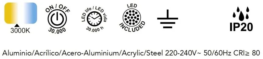Lustra/Pendul LED reglabil CALICE negru 16W