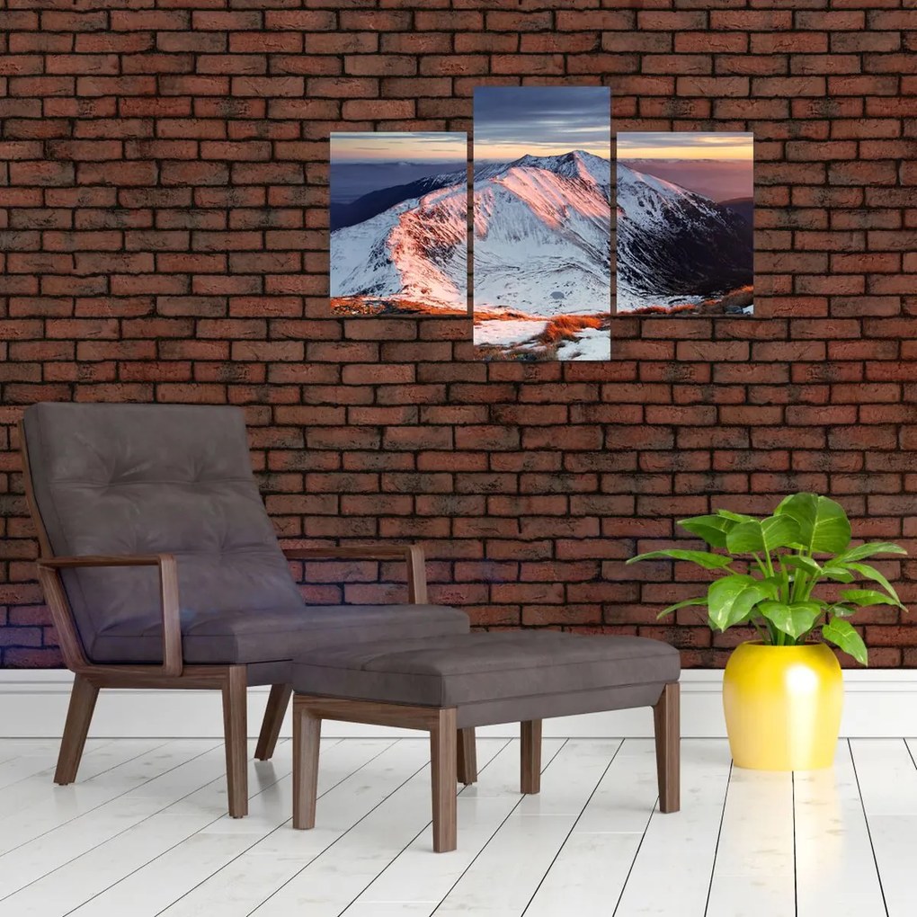 Tablou - Panoramă montană de iarnă II. (90x60 cm)