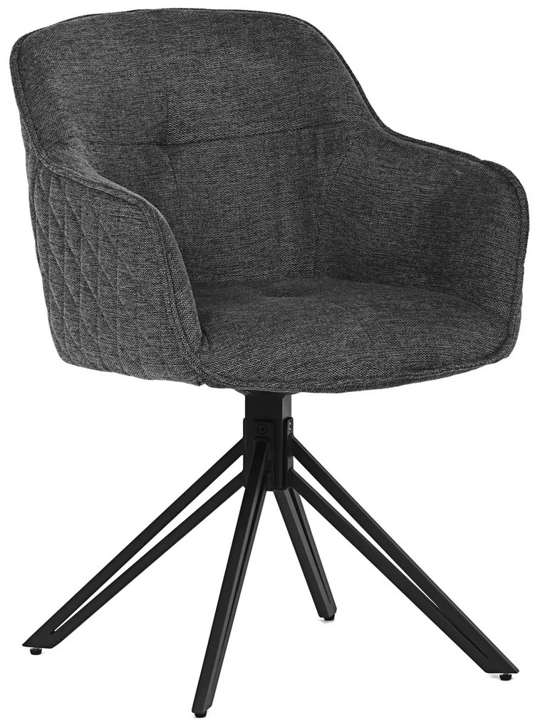 Set de scaune de sufragerie cu mecanism deîntoarcere HC-533 GREY2, 2 buc.