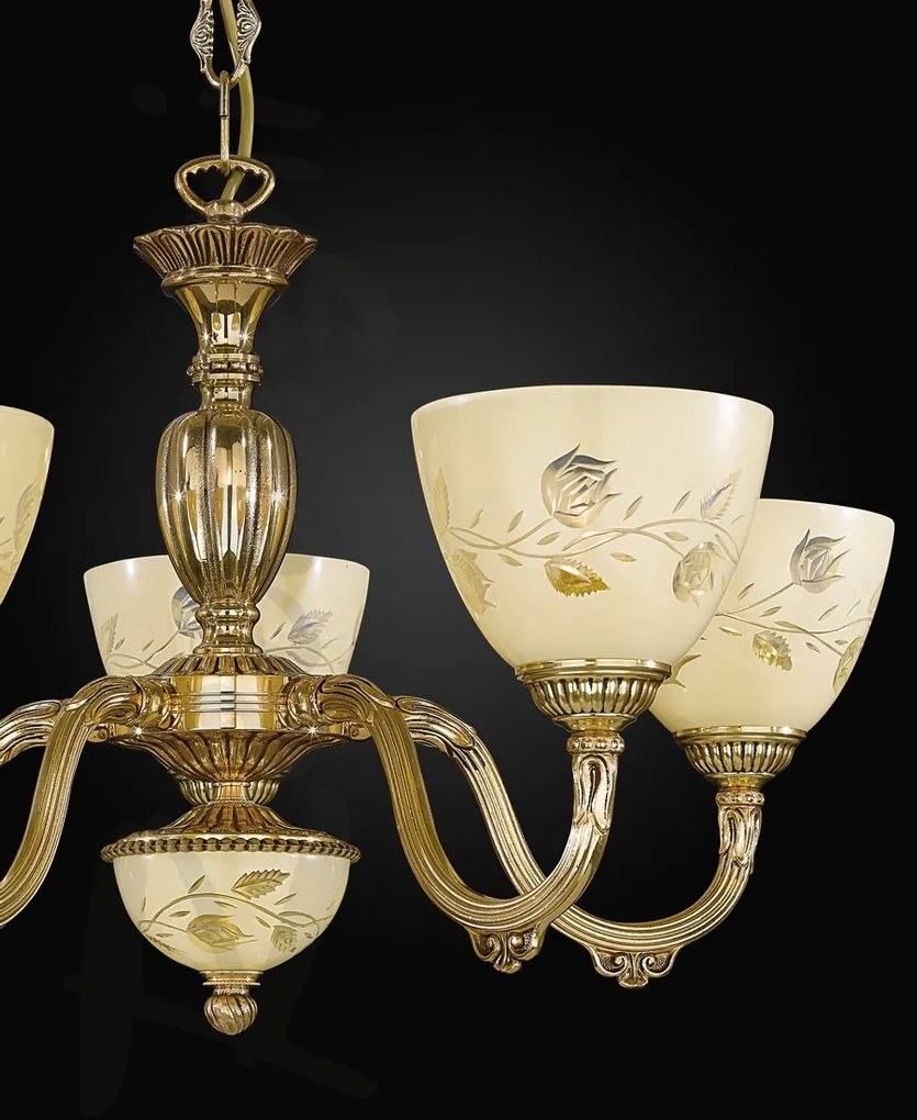 Candelabru clasic cu 5 brate realizat manual 6358