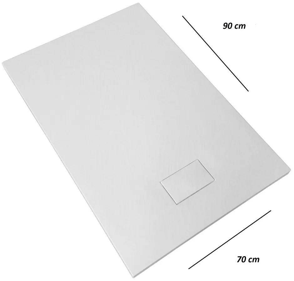 Cadita Baie Din Compozit , Smack , 90x70 Cm , Smk9070A, Cu Sifon