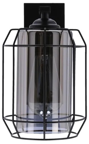 Lampă de perete JONERA 1xE27/40W/230V negru
