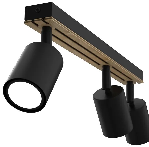 Spot TERRA 3xGU10/8W/230V negru