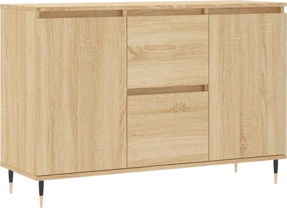 vidaXL Servantă, stejar sonoma, 101,5x35x70 cm, lemn prelucrat