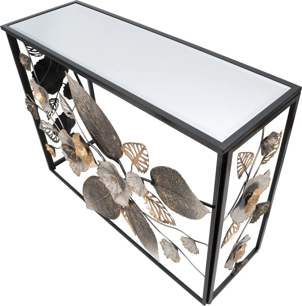 Consola Glam Dark, Mauro Ferretti, 111.8x41.9x80 cm, fier, multicolor